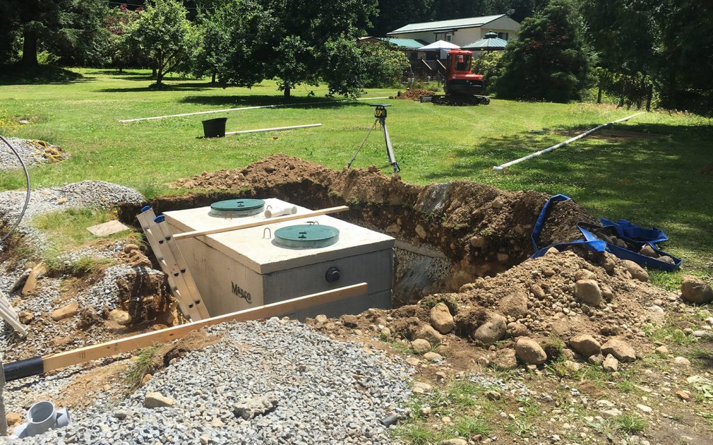 septic tank installation